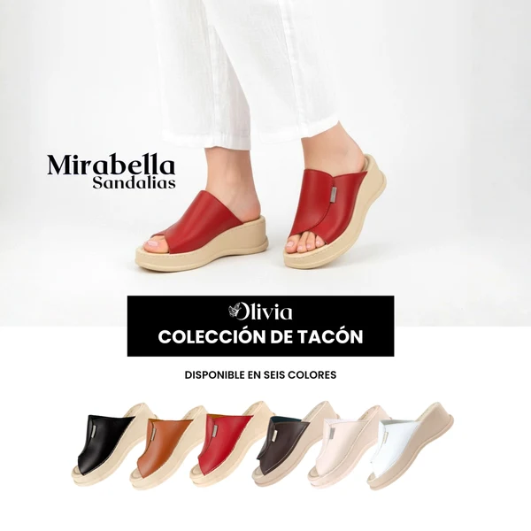 Sandalias Mirabella de Olivia disponibles en varios colores